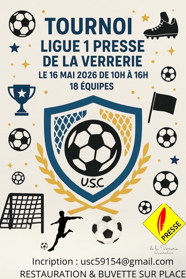 Affiche du tournoi organisé par UNION SPORTIVE DE CRESPIN